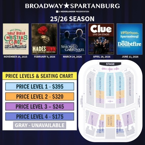 Bway Subs Pricing and Seating